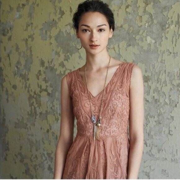 Baraschi "at dusk" Dusty Rose Dress - Picture 2 of 13